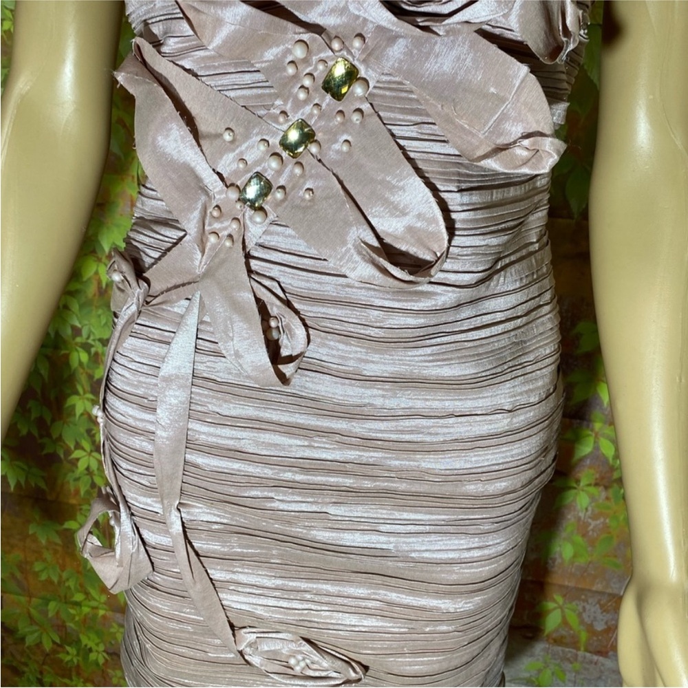 Lucy &‎ Co Ruched Cocktail Dress - Picture 3 of 11